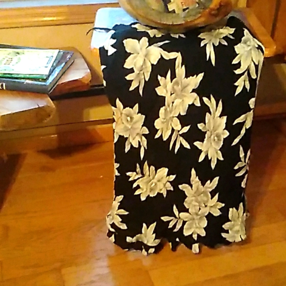 LAUREN Ralph Lauren SILK KAUAI SKIRT Sz 8